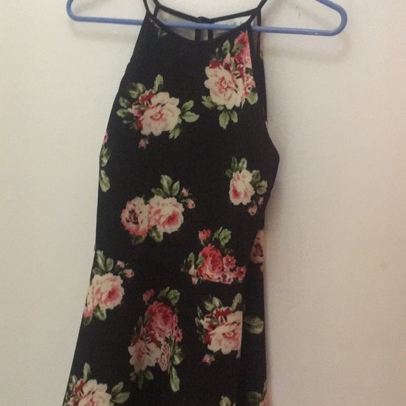 Black floral dress - Picture 3 of 5